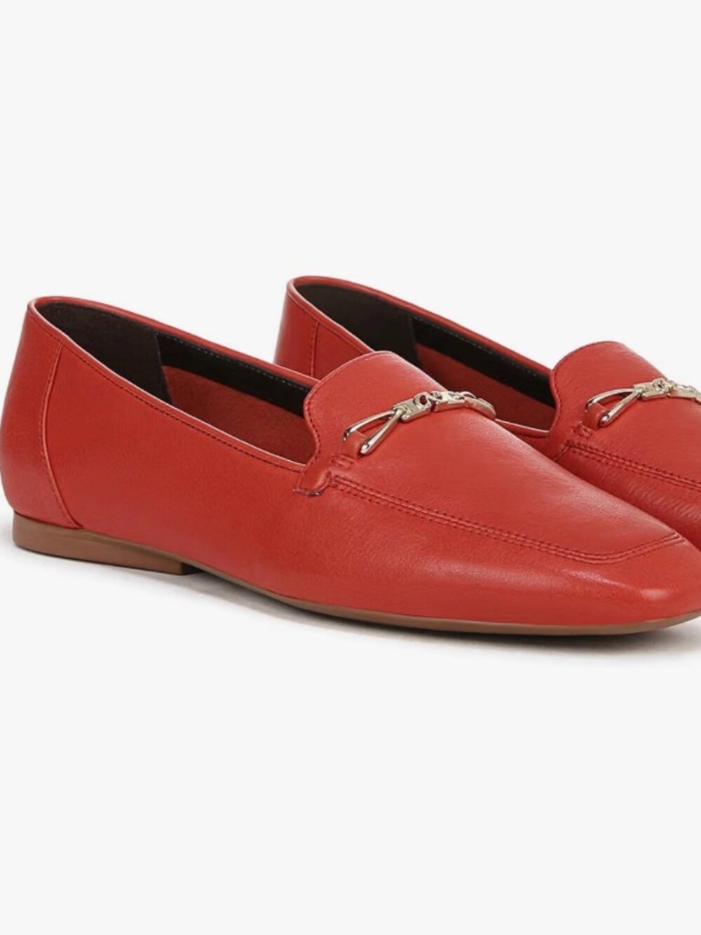 Naturalizer Cecilia Women's Loafers Size 11 M Pepper Red Leather Slip On Flats